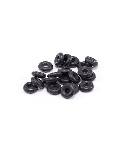 O-Ring Package of 20 Black Rubber Perfect for Tunnels Plugs and Tapers, Also for Any Piercing Retainer Eyebrow, Labret, Indus...