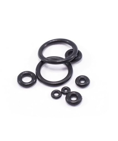 O-Ring Package of 20 Black Rubber Perfect for Tunnels Plugs and Tapers, Also for Any Piercing Retainer Eyebrow, Labret, Indus...