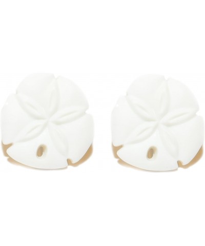 Light Beige Sand Dollar Clip On Earrings (S560clip) $8.62 Earrings