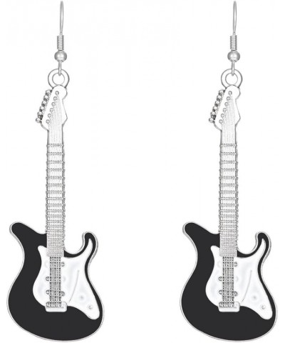 Guitar Music Earrings Bass Dangle Drop Earrings Electric Guitar Dangle Earrings Chic Rock Music Lovers Singer Concert Party J...