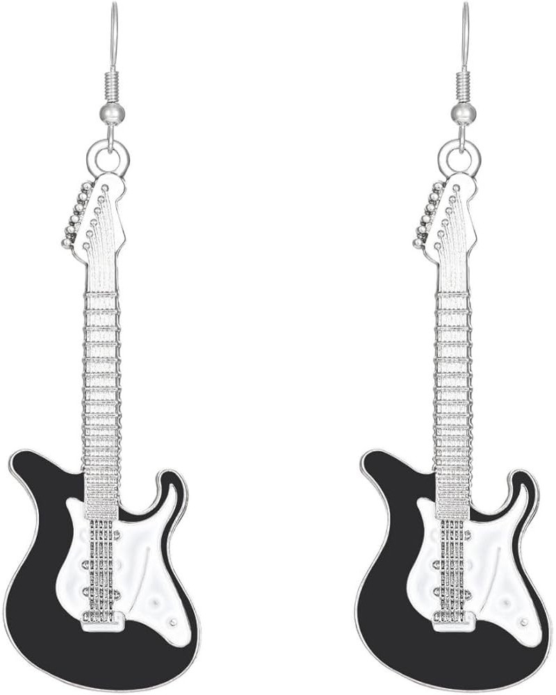 Guitar Music Earrings Bass Dangle Drop Earrings Electric Guitar Dangle Earrings Chic Rock Music Lovers Singer Concert Party J...