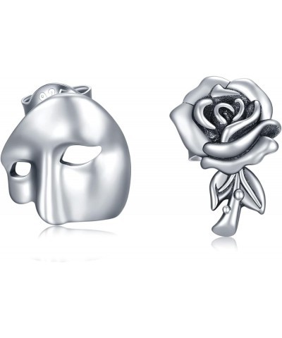 Phantom of the Opera Earrings Sterling Silver Phantom of the Opera Merch Theater Gifts for Women Men Stud $11.25 Earrings