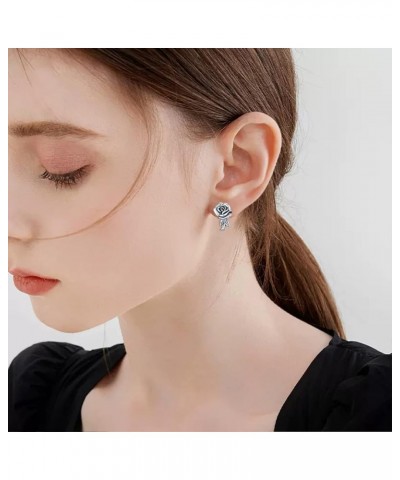 Phantom of the Opera Earrings Sterling Silver Phantom of the Opera Merch Theater Gifts for Women Men Stud $11.25 Earrings