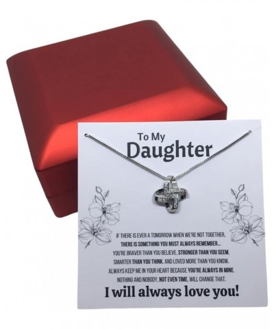 Mother Daughter Necklace Gift From Mom and Dad Not Even Time Jewelry with Message Card and Gift Box. Gift for Daughter Jewelr...