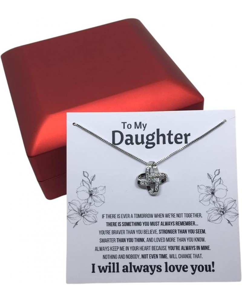 Mother Daughter Necklace Gift From Mom and Dad Not Even Time Jewelry with Message Card and Gift Box. Gift for Daughter Jewelr...