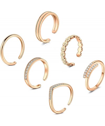 Stainless Steel Toe Rings and Anklets for Women 1 rose gold toe ring $10.79 Anklets