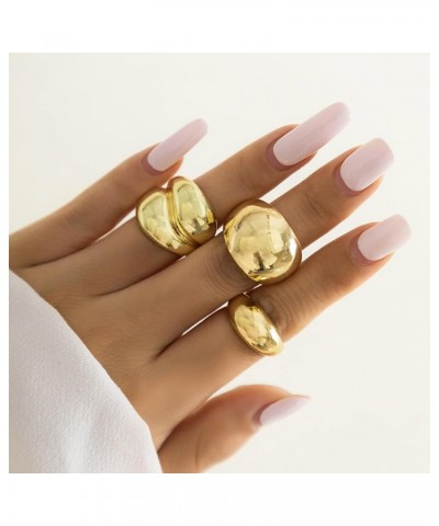 Gold Rings for Women Non Tarnish Stackable Knuckle Rings Set Boho Butterfly Leaf Pearl Rings Midi Pinky Rings Set Teen Girl G...