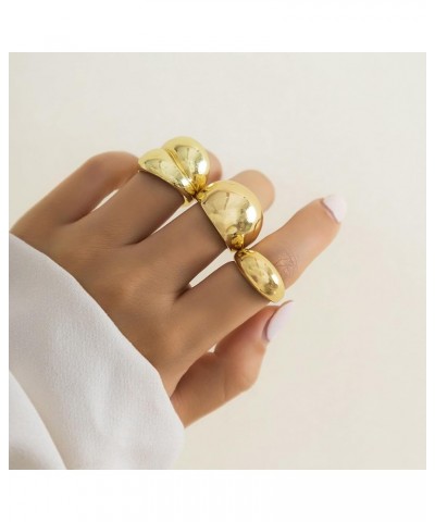 Gold Rings for Women Non Tarnish Stackable Knuckle Rings Set Boho Butterfly Leaf Pearl Rings Midi Pinky Rings Set Teen Girl G...