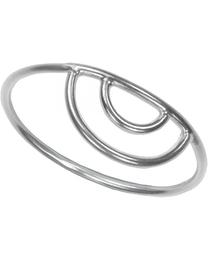 Wire rings 14k gold fill or sterling silver 4 Double Arch Sterling Silver $8.97 Body Jewelry