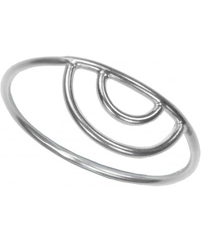 Wire rings 14k gold fill or sterling silver 4 Double Arch Sterling Silver $8.97 Body Jewelry