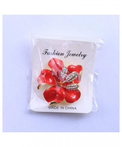 Brooch Pin Women's Rhinestones Breastpin for Wedding/Banquet/Bouquet Red $10.79 Others