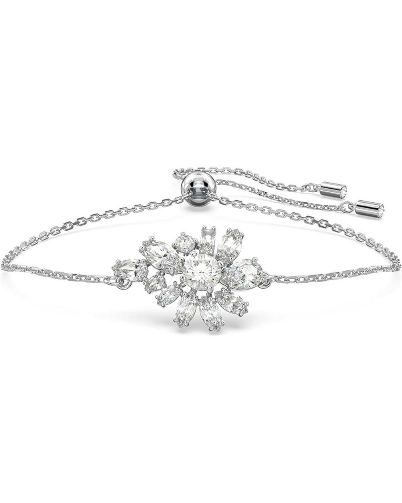 Gema Flower Motif Bracelet Collection Clear Crystal Bracelet $50.25 Bracelets