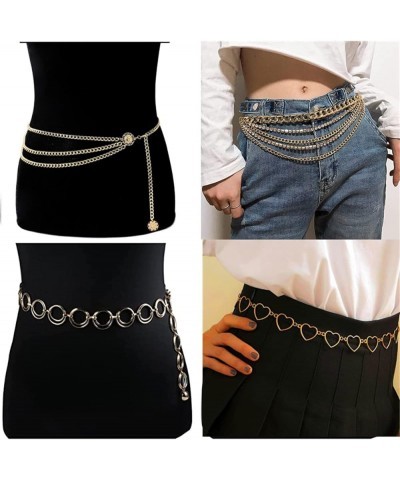 Fashion Long Tassel Metal Waist Chain Women Girls Adjustable Body Link Belts Body Belly Jewelry for Jeans Dresses Sun Gold He...