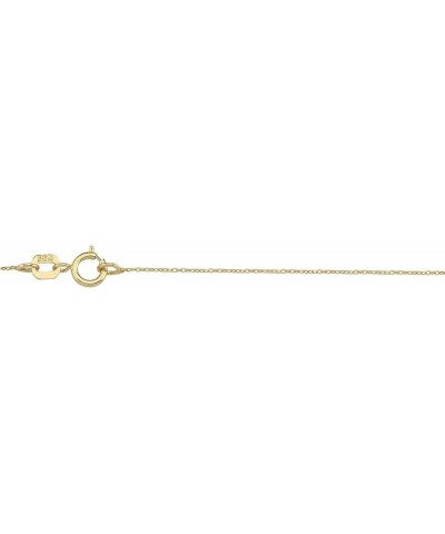 14k Gold Letter Necklace - Alphabet Letter Necklace, Yellow Gold Pendant, Initial Necklace for Women | 18'' G $53.28 Necklaces