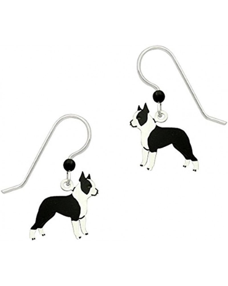 Handmade Boston Terrier Earrings - 1633 $14.83 Earrings