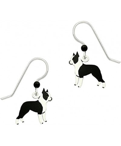 Handmade Boston Terrier Earrings - 1633 $14.83 Earrings