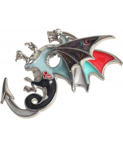 Enamel Dragon Gifts Cute Dragon Brooch Pins for Women Fashion Jewelry Charms Grey $8.99 Brooches & Pins