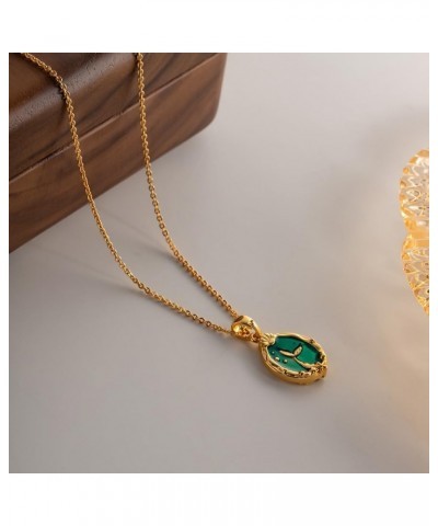 Women Gold Dianty Necklace Sun Crescent Moon Star Evil Eye Lock Lovely Heart Flower Butterfly Pearl Pendant Coin Necklaces 18...