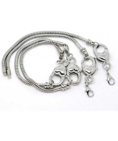 Heart Lobster Clasp Charm Bracelet Silver Tone. Available Drop Down Menu 8.25 Inches $8.24 Bracelets