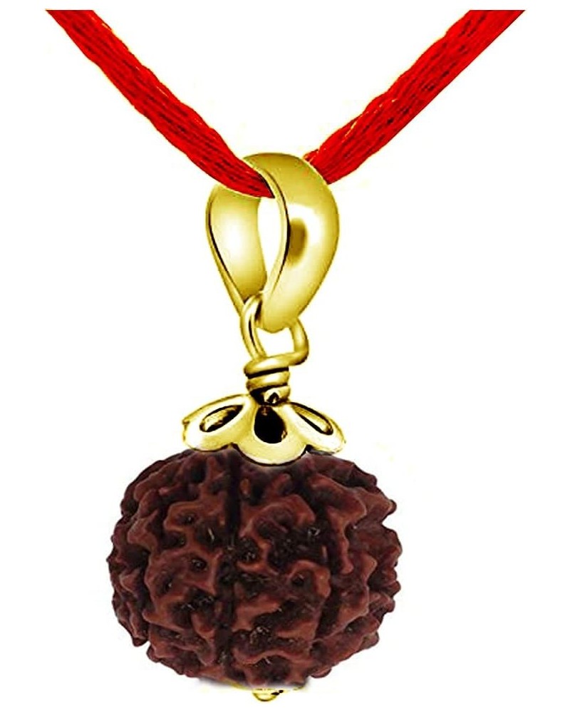 Choose Your Natural Certified Nepali Rudraksha 1 to 13 Mukhi Faced Panch Dhatu Chakra Healing Bead Pendant Handmade Jewelry f...