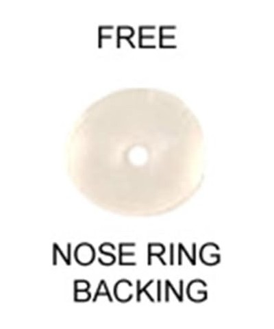 316L Surgical Steel Nose Stud Ring Feather Nose Hugger 20G Straight Stud (10mm Post) $11.39 Body Jewelry