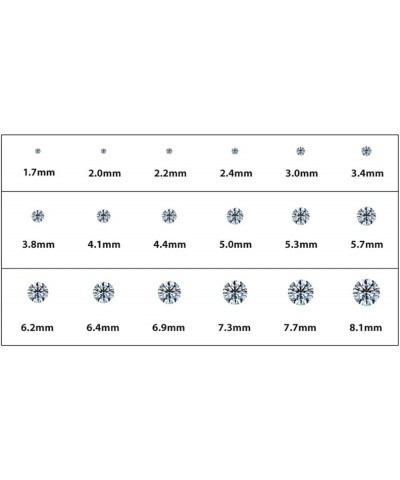 (IGI Certified 0.70ct & up) Round Diamond stud Plus Quality 0.04ct-2.00ct, Clarity I3-I4 Yellow Gold 0.6 carats $28.74 Earrings