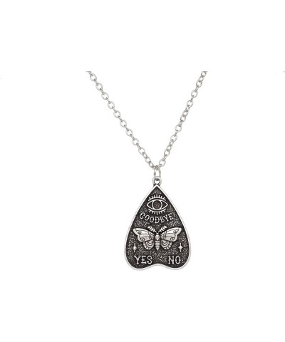 Death Head Moth Pendant Necklace Wicca Jewelry Goth Moth And The Moon 9-silver $9.00 Necklaces