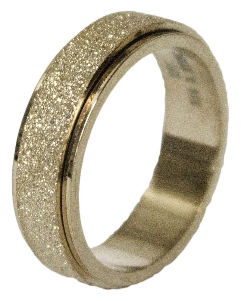 Women's Stainless Steel Dress Ring Gold Tone Worry Band 054 $16.81 Rings