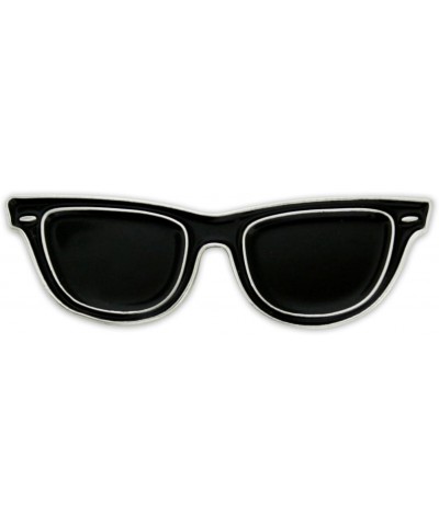 Cute Black Sunglasses Trendy Enamel Lapel Pin 1 Piece $7.97 Brooches & Pins