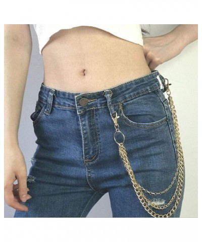 Layered Pant Chains Goth Chains Trousers Wallet Chain Jewelry for Men and Women Gold $11.01 Body Jewelry