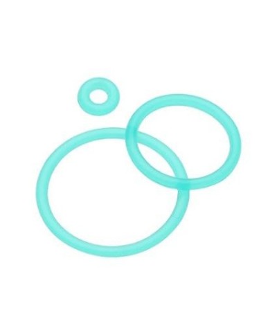 Hypo-Allergenic Replacement Silicone O-Ring (Pack of 10) 6g Turquoise $8.47 Body Jewelry