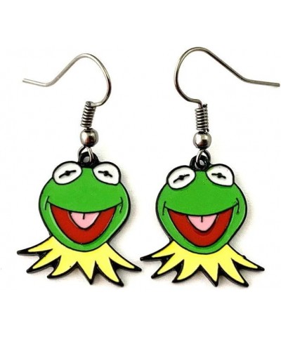 TV Movies Show Original Design Quality Anime Cartoon Kermi The Frog Earrings Gifts for woman girl 1 $11.33 Earrings