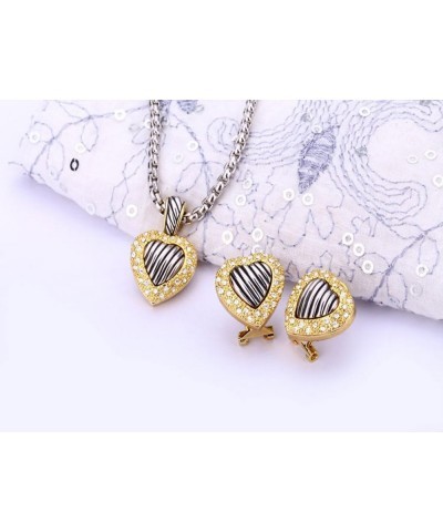 JEWEL Brands fashion heart women jewelry sets, Austrian crystal,necklace jewelry sets best gifts $15.00 Jewelry Sets