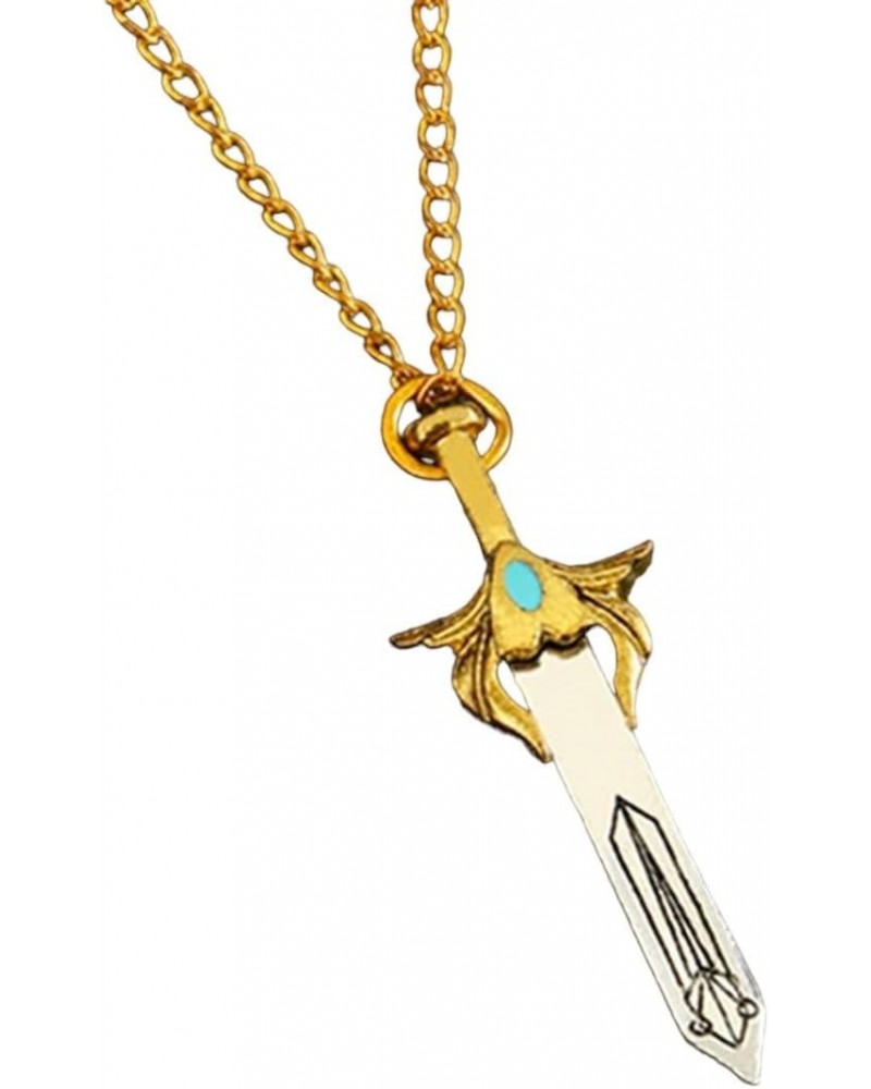 Anime She-Ra Necklace Vintage Golden Of Power Choker Pendant Necklace Jewelry Accessories $16.82 Necklaces