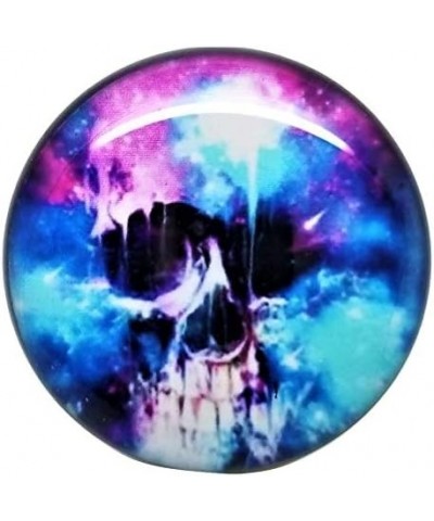 Watercolor Skull Ear Plugs - Acrylic - Screw-On - New *Pair* - 8 Sizes 1/2" (12mm) $8.98 Body Jewelry