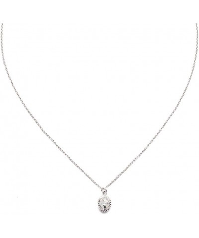 Sorrelli Maisie Pendant Necklace Crystal Rhodium $12.90 Necklaces