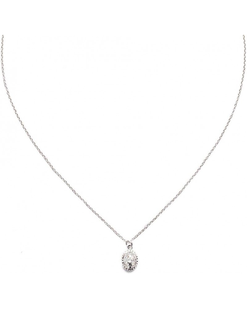 Sorrelli Maisie Pendant Necklace Crystal Rhodium $12.90 Necklaces