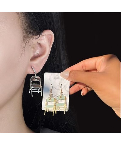 Chair Earrings Folding Chair Earrings for Women Alabama Chair Earrings Funny Folding Chair Earrings Fashion Acrylic Earrings ...