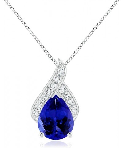 Natural Tanzanite Solitaire Pendant Necklace for Women, Girls in 14K Solid Gold/Platinum | December Birthstone | Jewelry Gift...