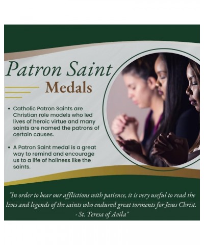 Small Oval Catholic Patron Saint Medal Bulk Silver Oxidized Medal Charm, Pack of 5 Medals St. Sebastian $8.15 Pendants