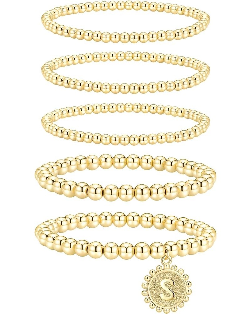 Dainty Gold Silver Chain Bracelets Set for Women Girls 14K/18K Real Gold Plated Layered Link Chain Bangle Bracelets Pack for ...