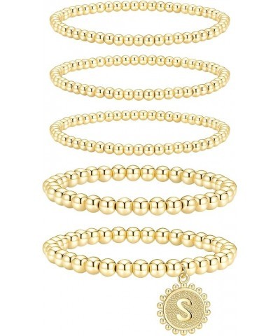 Dainty Gold Silver Chain Bracelets Set for Women Girls 14K/18K Real Gold Plated Layered Link Chain Bangle Bracelets Pack for ...