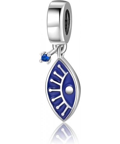 Evil Eye Charms 925 Sterling Silver Charms for Bracelet and Lucky Jewelry Hamsa Charm Fatima Charms Beads European Charm Evil...