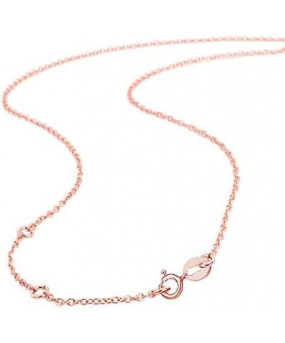 Jeffrey Necklace Custom Necklace Monogram Circle Pendant Jeffrey (Rose Gold) 14"-18" Chain $14.61 Necklaces