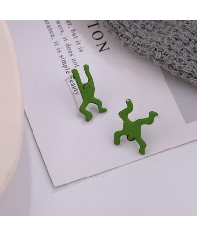 Frog Stud Earrings for Women Frogs Ear Cuff Earrings Vintage Silver Frog Cute Animal Earrings for Teen Girls Frog Jewelry Gif...