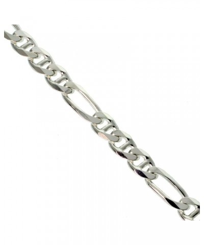 Sterling Silver 4.5mm Figarucci Link Chain Necklaces & Bracelets Beveled Edges Nickel Free Italy 7-30 inch 16.0 Inches $13.25...