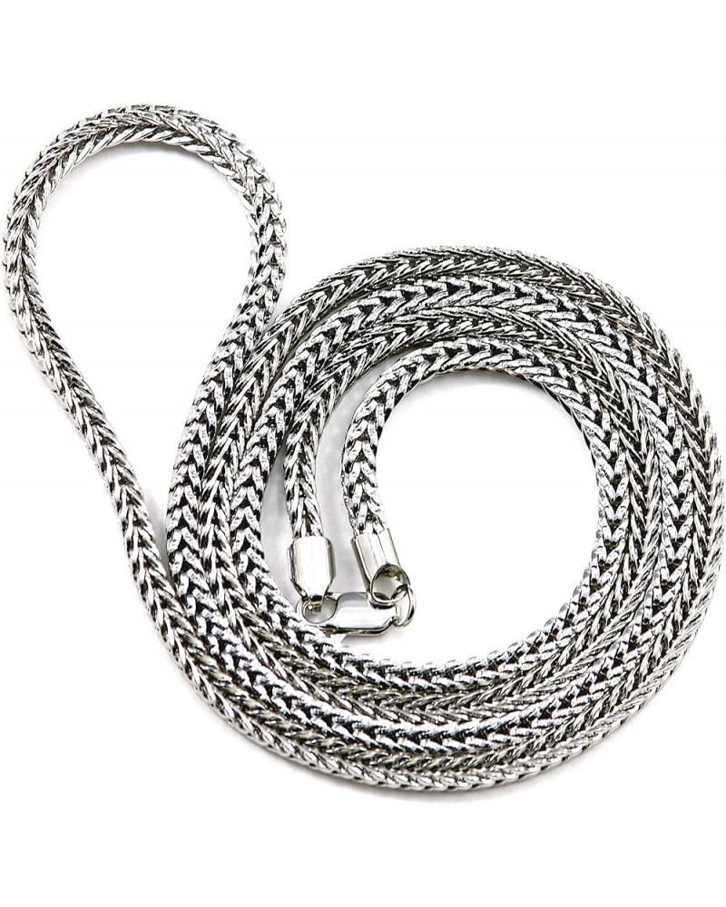 Franco Style Necklace Chain with Lobster Claw Clasp SILVER COLOR 24 FRANCO $9.68 Necklaces