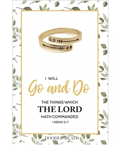 Go & Do Wrap Ring, Go and Do LDS 2020 Youth Theme, Jewelry, Go & Do Gifts for Young Women $8.63 Necklaces