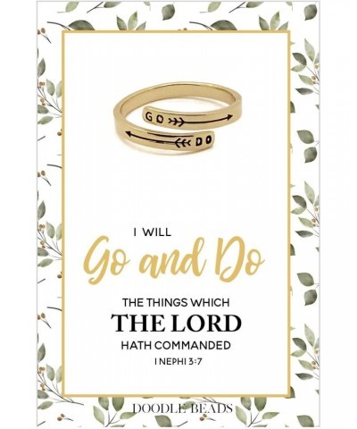 Go & Do Wrap Ring, Go and Do LDS 2020 Youth Theme, Jewelry, Go & Do Gifts for Young Women $8.63 Necklaces