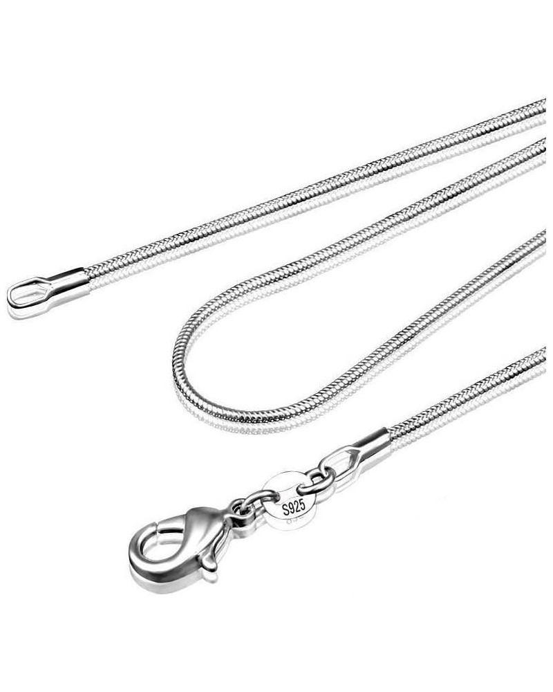 1.2MM Snake Chain .925 Solid Sterling Silver Sizes 7-30 18.0 Inches $21.12 Necklaces